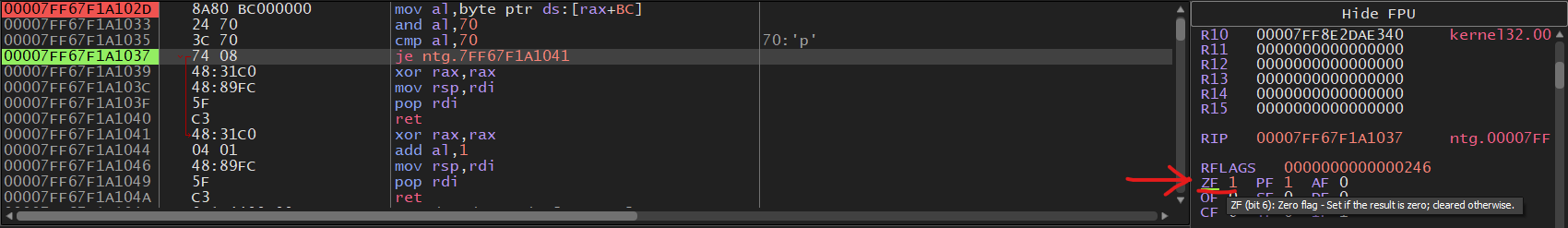 ZERO-FLAG